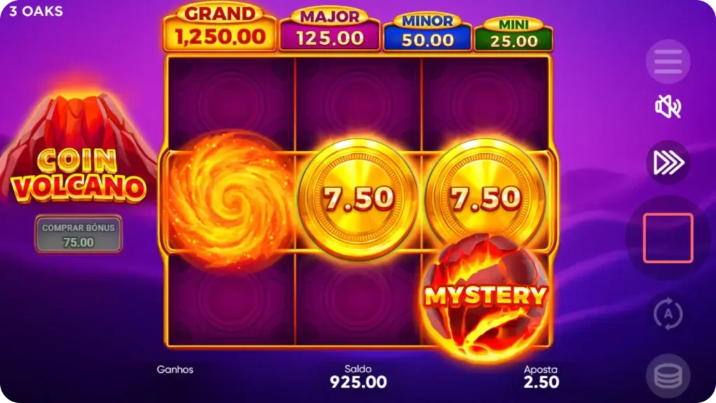 Coleção de moedas Coin Volcano