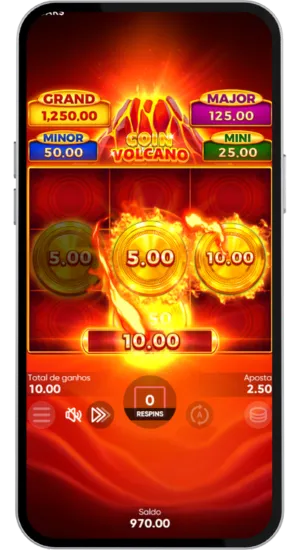 Rodada Bonus Com Vulcao Ativo