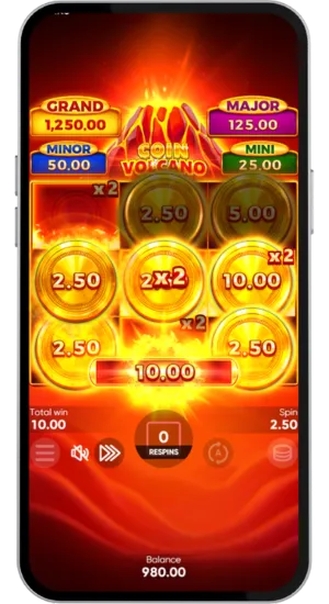 Runda Bonusowa z Aktywnym Wulkanem