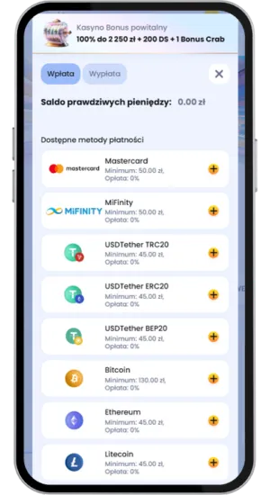 Wpłać i odbierz bonus